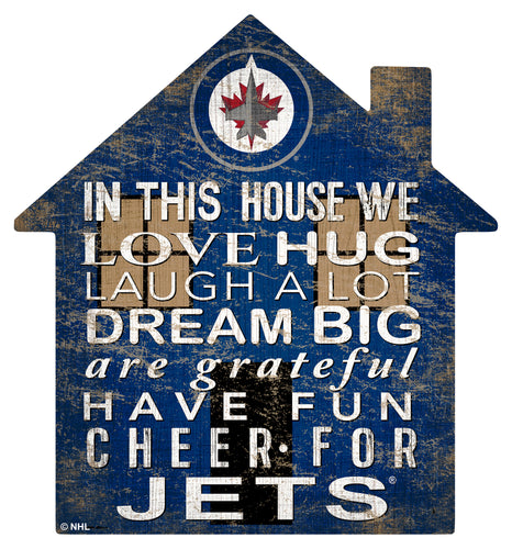 Wholesale NHL / H0880-House 12in / H0880-Winnipeg Jets