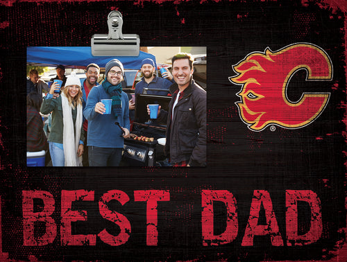 Wholesale NHL / H0893-Best Dad Clip Frame / H0893-Calgary Flames