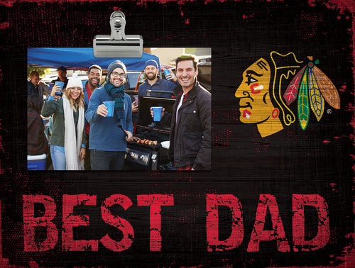 Wholesale NHL / H0893-Best Dad Clip Frame / H0893-Chicago Blackhawks