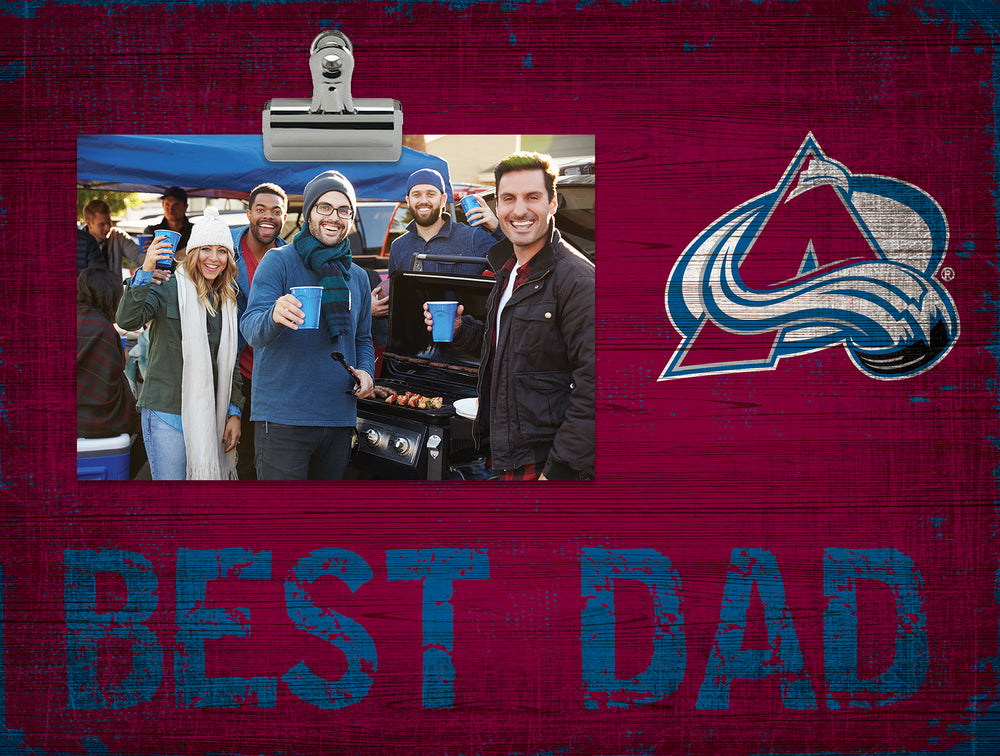 Wholesale NHL / H0893-Best Dad Clip Frame / H0893-Colorado Avalanche