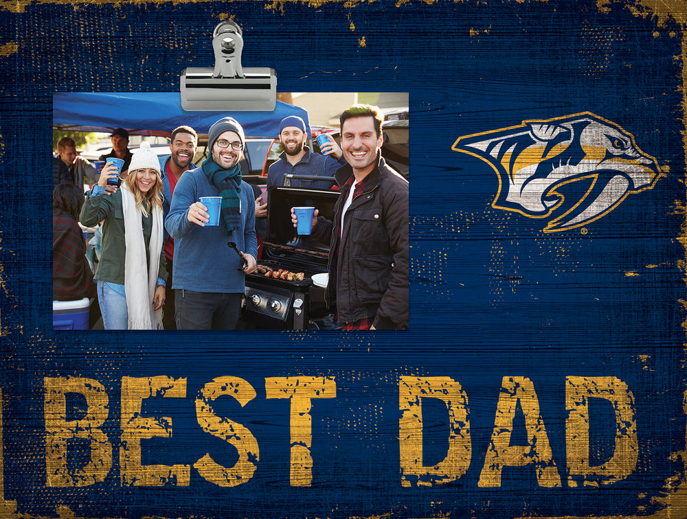 Wholesale NHL / H0893-Best Dad Clip Frame / H0893-Nashville Predators