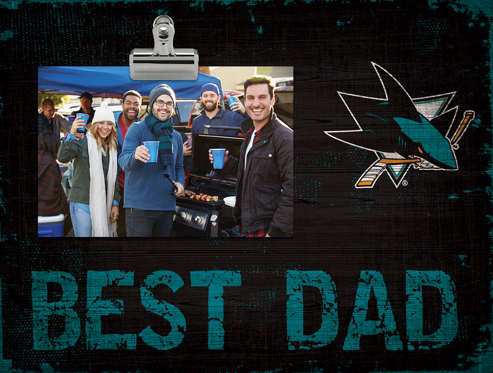 Wholesale NHL / H0893-Best Dad Clip Frame / H0893-San Jose Sharks