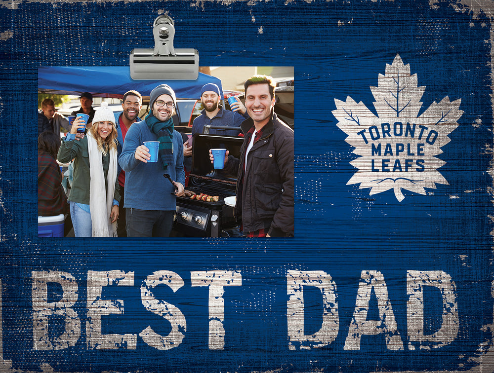 Wholesale NHL / H0893-Best Dad Clip Frame / H0893-Toronto Maple Leafs