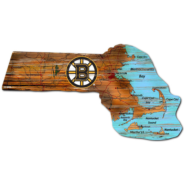 Wholesale NHL / H0894-Road Map Mini State 12in / H0894-Boston Bruins