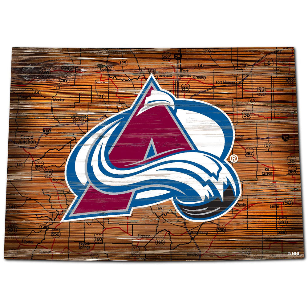 Wholesale NHL / H0894-Road Map Mini State 12in / H0894-Colorado Avalanche