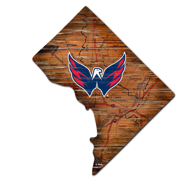 Wholesale NHL / H0894-Road Map Mini State 12in / H0894-Washington Capitals
