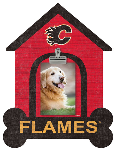 Wholesale NHL / H0895-Dog House Clip Frame / H0895-Dog House Clip Frame / H0895-Calgary Flames