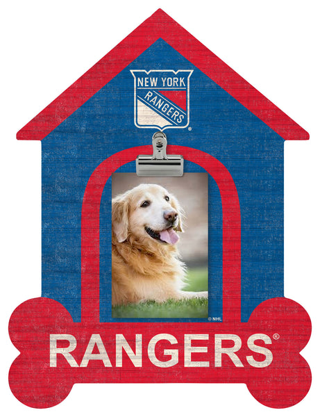 Wholesale NHL / H0895-Dog House Clip Frame / H0895-Dog House Clip Frame / H0895-New York Rangers