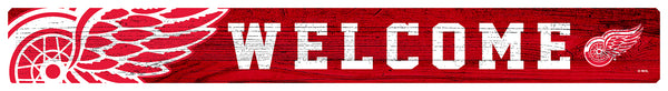 Wholesale NHL / H0909-Welcome Strip Sign 1.5x16 / H0909-Detroit Red Wings