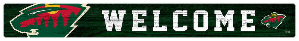 Wholesale NHL / H0909-Welcome Strip Sign 1.5x16 / H0909-Minnesota Wild