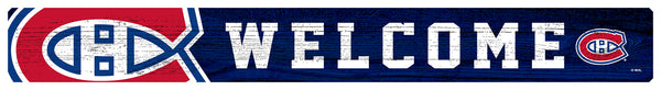 Wholesale NHL / H0909-Welcome Strip Sign 1.5x16 / H0909-Montreal Candiens