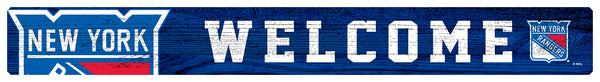 Wholesale NHL / H0909-Welcome Strip Sign 1.5x16 / H0909-New York Rangers