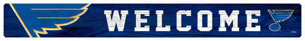 Wholesale NHL / H0909-Welcome Strip Sign 1.5x16 / H0909-St. Louis Blues
