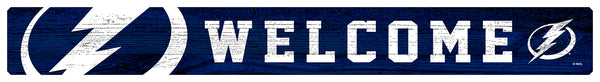 Wholesale NHL / H0909-Welcome Strip Sign 1.5x16 / H0909-Tampa Bay Lightning