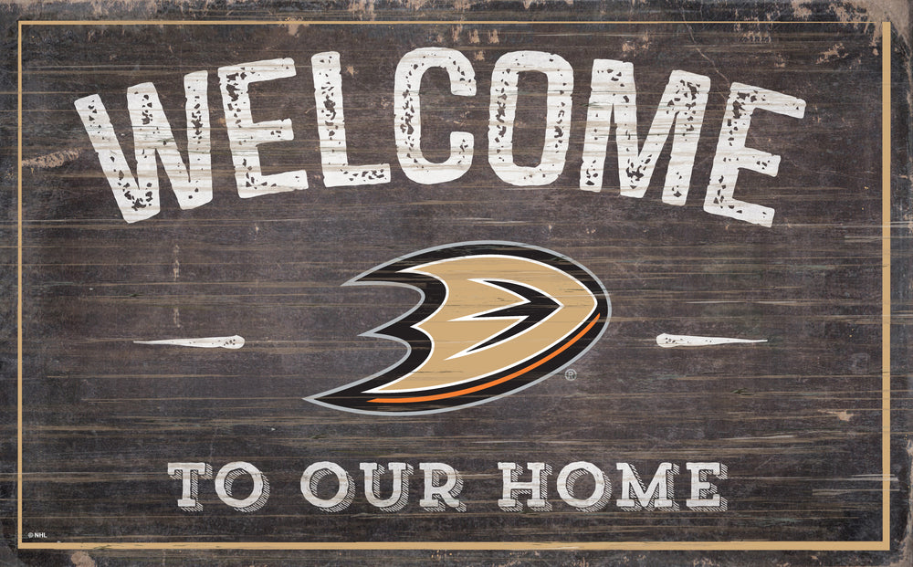 Wholesale NHL / H0913-Welcome 11x19 / H0913-Anaheim Ducks