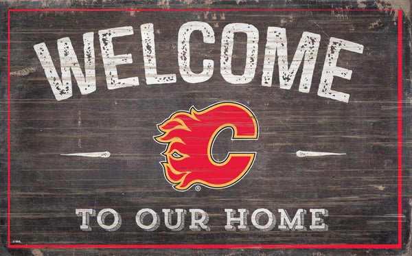 Wholesale NHL / H0913-Welcome 11x19 / H0913-Calgary Flames