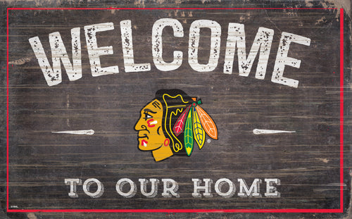 Wholesale NHL / H0913-Welcome 11x19 / H0913-Chicago Blackhawks
