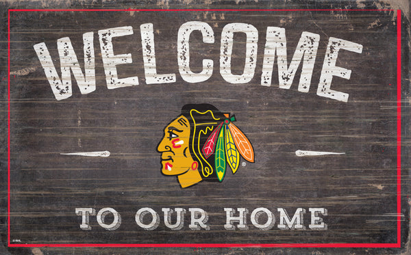 Wholesale NHL / H0913-Welcome 11x19 / H0913-Chicago Blackhawks