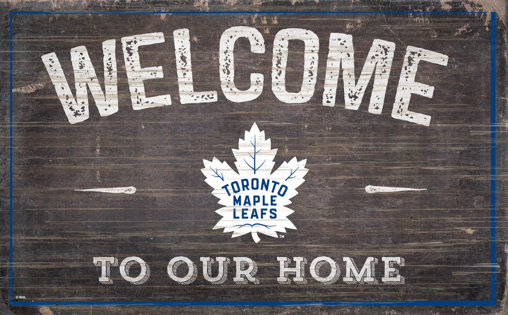 Wholesale NHL / H0913-Welcome 11x19 / H0913-Toronto Maple Leafs