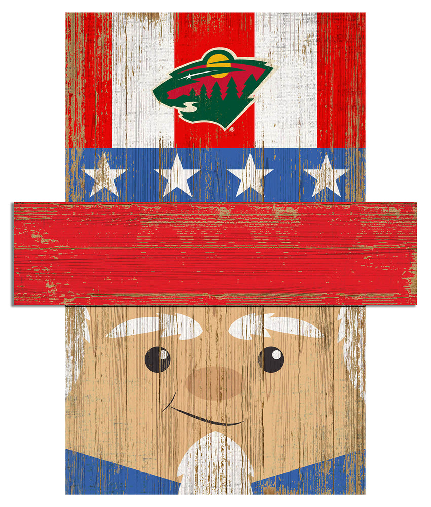 Wholesale NHL / H0917-Uncle Sam Head / H0917-Minnesota Wild