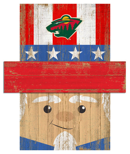 Wholesale NHL / H0917-Uncle Sam Head / H0917-Minnesota Wild
