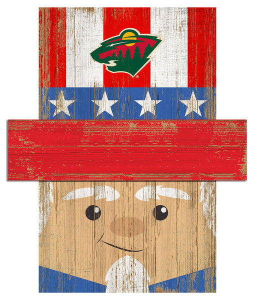 Wholesale NHL / H0917-Uncle Sam Head / H0917-Minnesota Wild