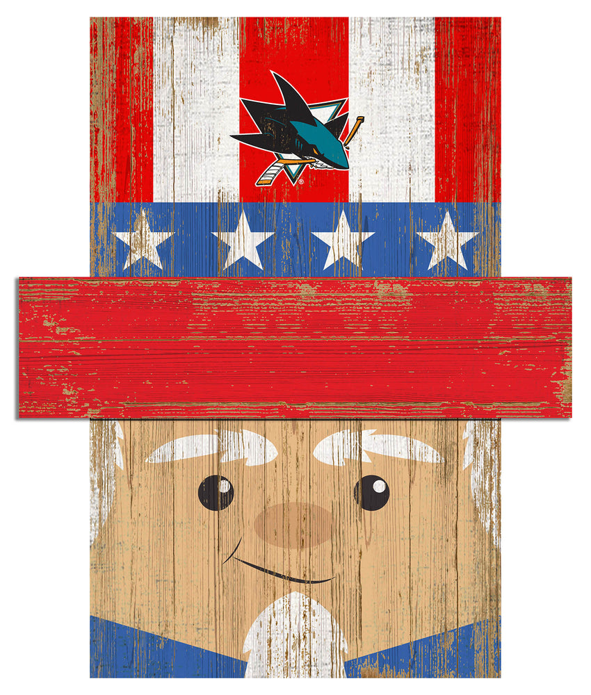 Wholesale NHL / H0917-Uncle Sam Head / H0917-San Jose Sharks