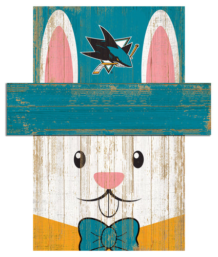 Wholesale NHL / H0918-Easter Bunny Head / H0918-San Jose Sharks