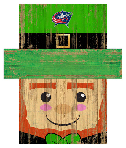 Wholesale NHL / H0919-Leprechaun Head / H0919-Columbus Blue Jackets