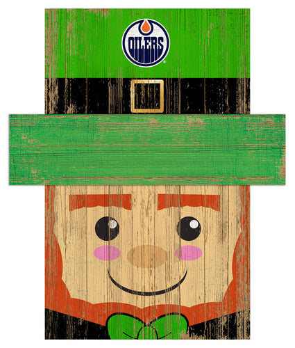 Wholesale NHL / H0919-Leprechaun Head / H0919-Edmonton Oilers