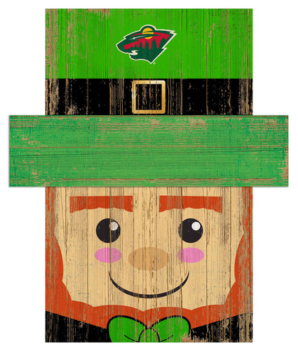Wholesale NHL / H0919-Leprechaun Head / H0919-Minnesota Wild