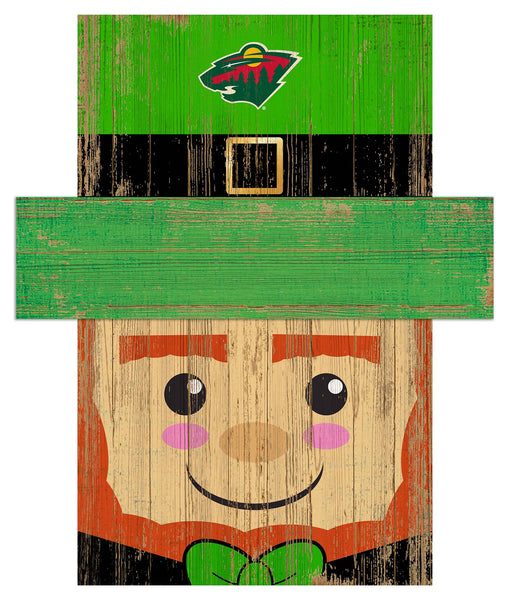 Wholesale NHL / H0919-Leprechaun Head / H0919-Minnesota Wild