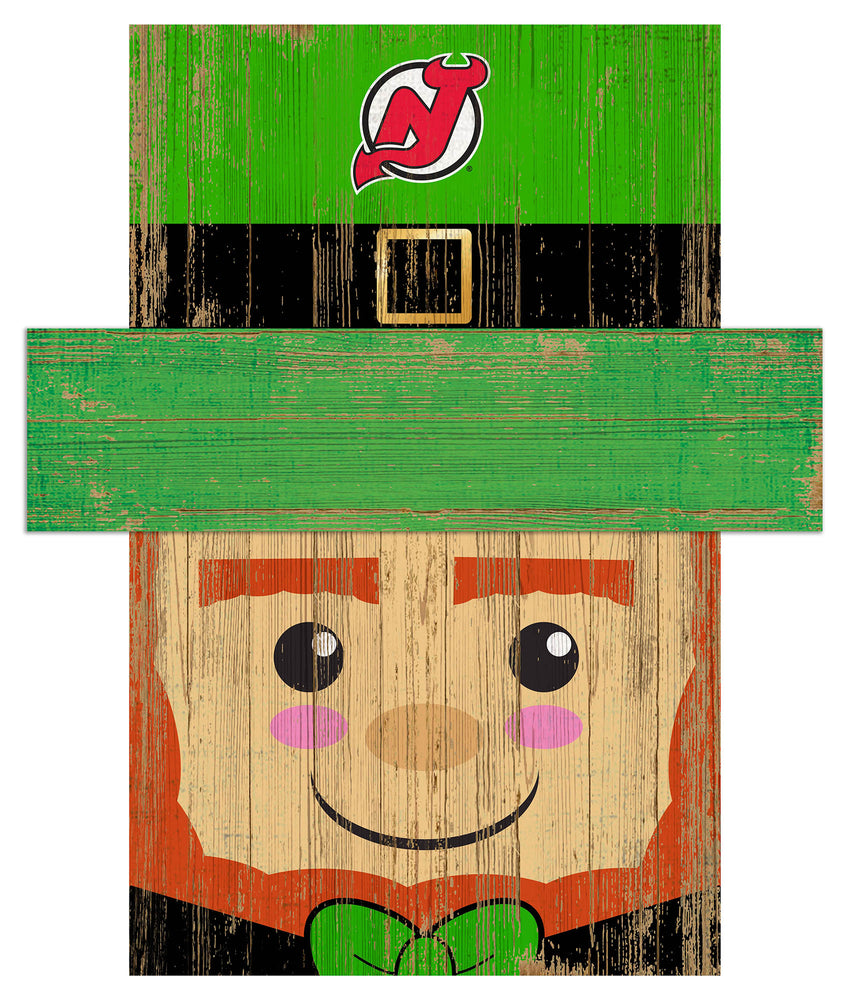 Wholesale NHL / H0919-Leprechaun Head / H0919-New Jersey Devils