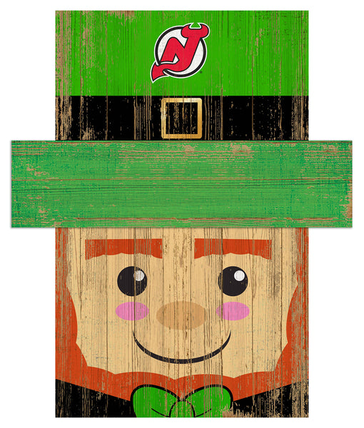 Wholesale NHL / H0919-Leprechaun Head / H0919-New Jersey Devils