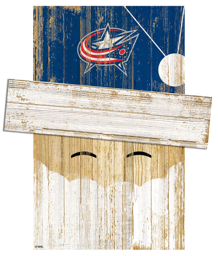 Wholesale NHL / H0920-Santa Head / H0920-Columbus Blue Jackets