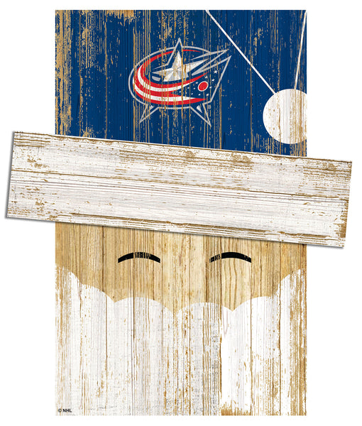 Wholesale NHL / H0920-Santa Head / H0920-Columbus Blue Jackets