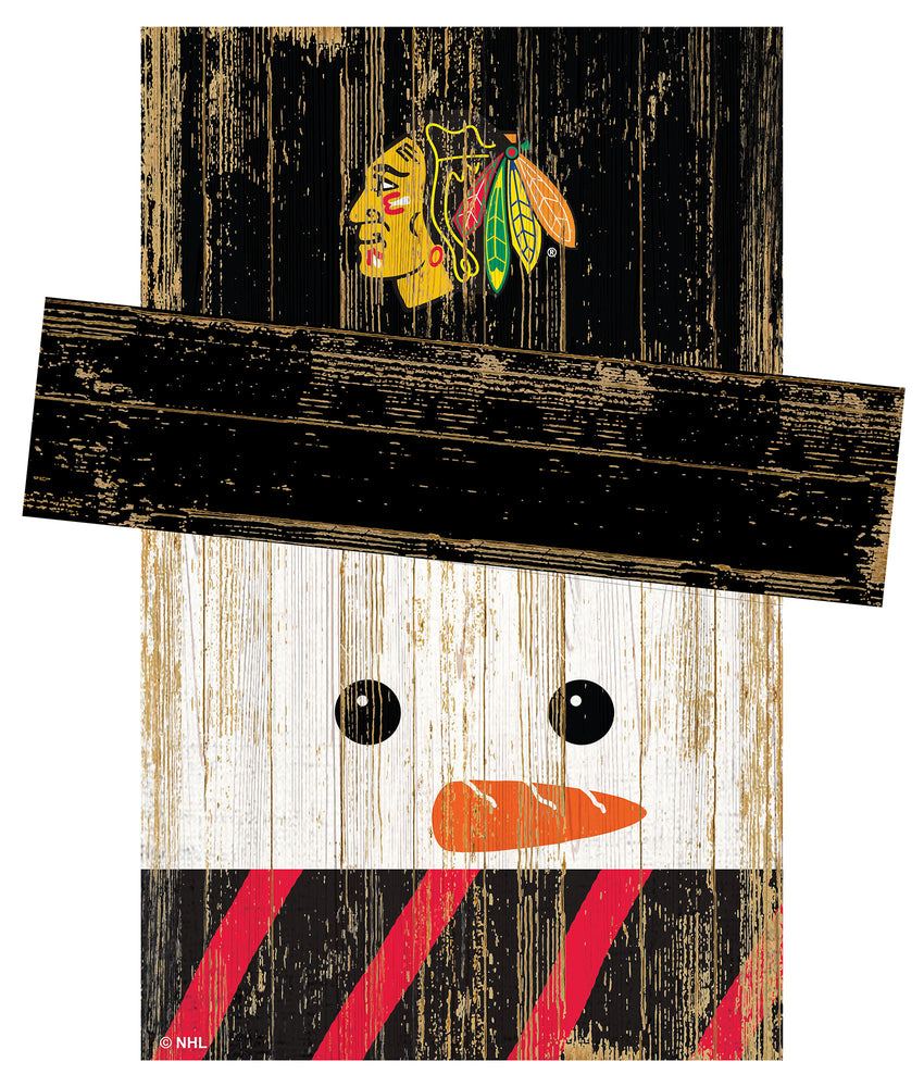 Wholesale NHL / H0921-Snow Man Head / H0921-Chicago Blackhawks