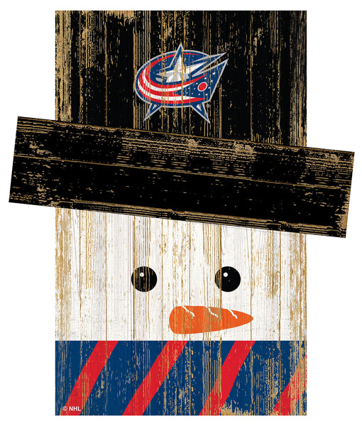 Wholesale NHL / H0921-Snow Man Head / H0921-Columbus Blue Jackets