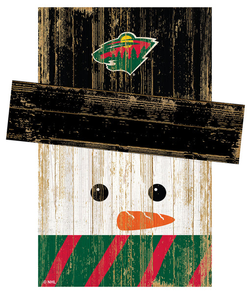 Wholesale NHL / H0921-Snow Man Head / H0921-Minnesota Wild