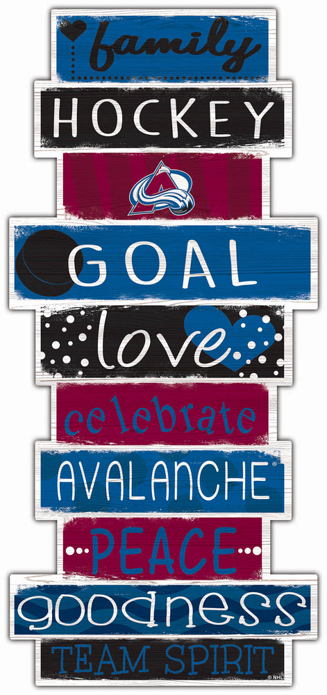 Wholesale NHL / H0928-Celebration Stack / H0928-Colorado Avalanche