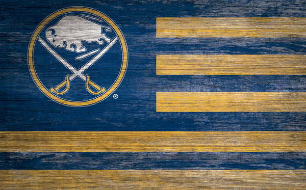 Wholesale NHL / H0940-American Flag 11x19 / H0940-Buffalo Sabres