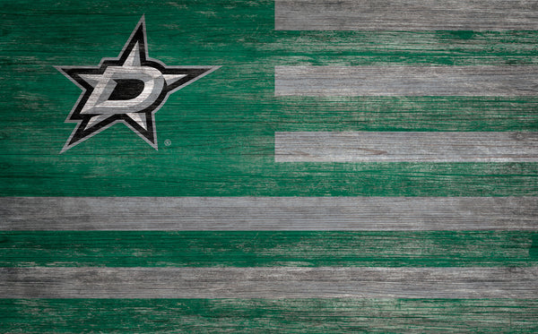 Wholesale NHL / H0940-American Flag 11x19 / H0940-Dallas Stars