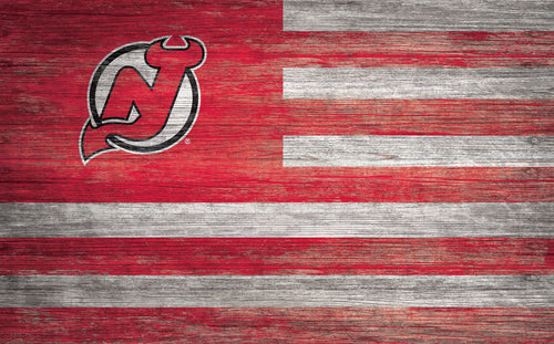 Wholesale NHL / H0940-American Flag 11x19 / H0940-New Jersey Devils