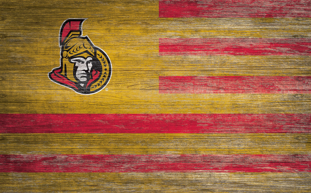 Wholesale NHL / H0940-American Flag 11x19 / H0940-Ottawa Senators