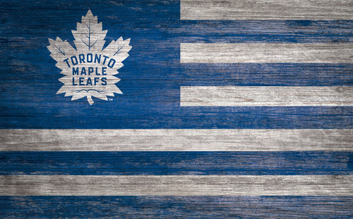 Wholesale NHL / H0940-American Flag 11x19 / H0940-Toronto Maple Leafs