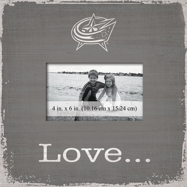 Wholesale NHL / H0942-Love Frame / H0942-Columbus Blue Jackets