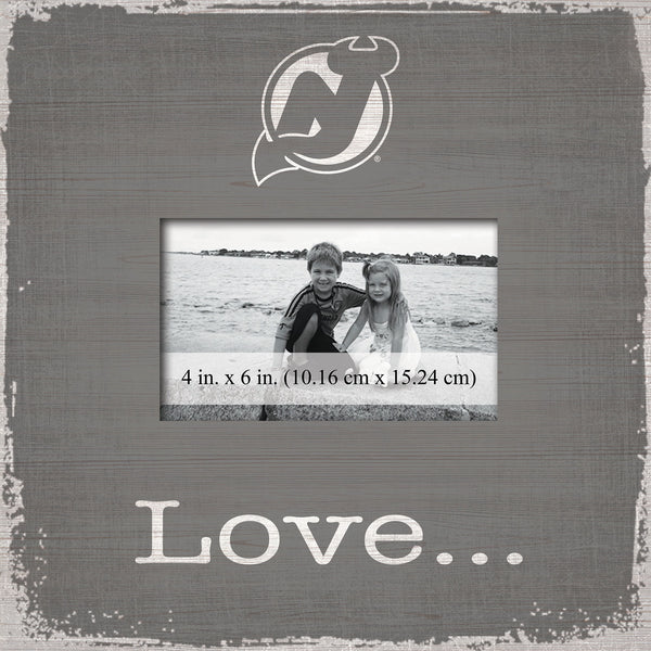 Wholesale NHL / H0942-Love Frame / H0942-New Jersey Devils