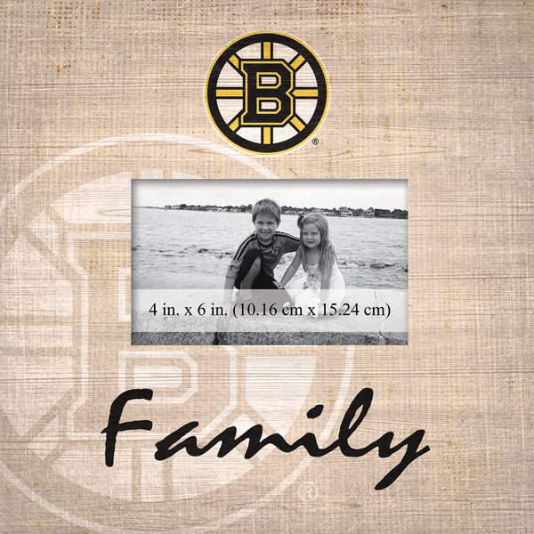 Wholesale NHL / H0943-Family Burlap Frame / H0943-Boston Bruins