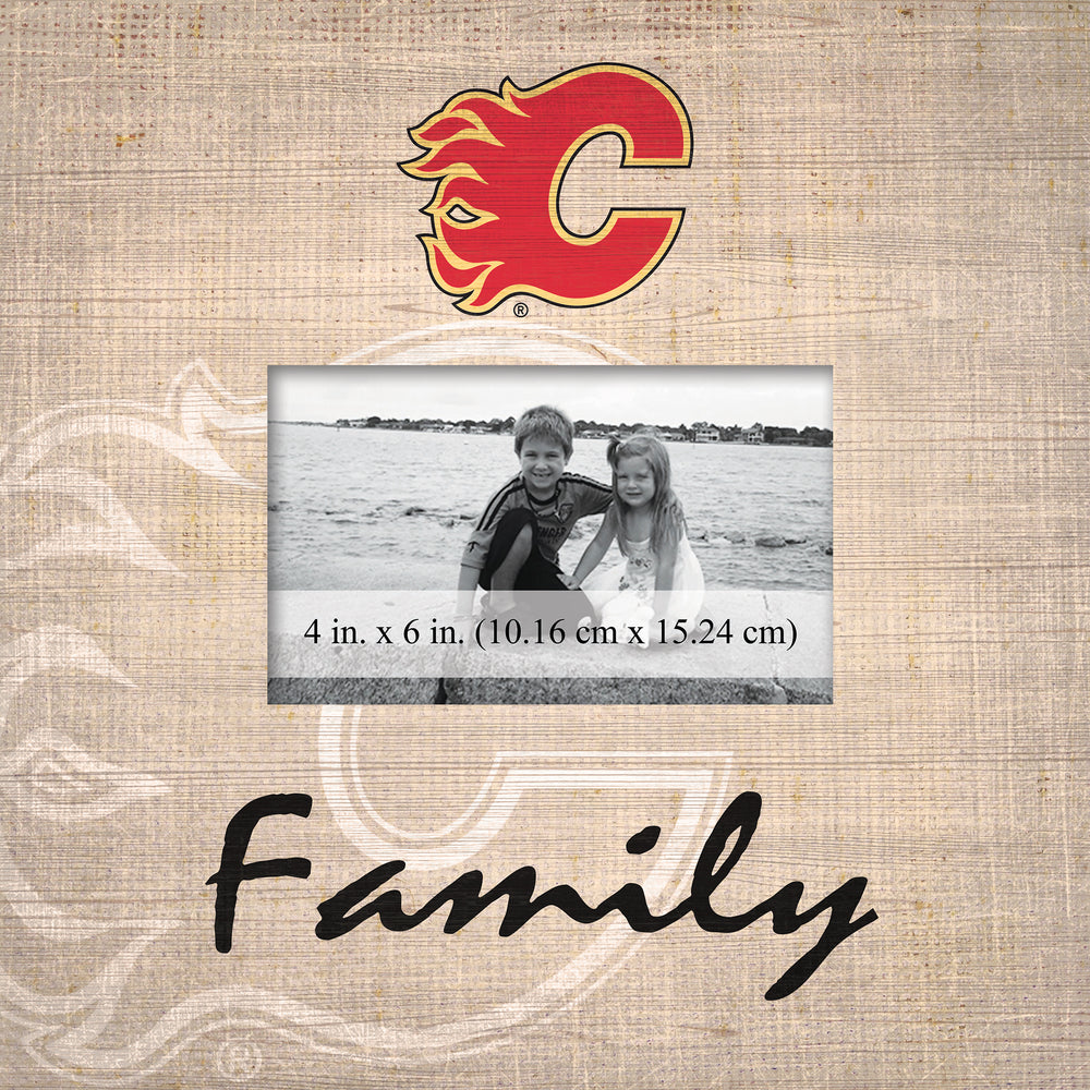 Wholesale NHL / H0943-Family Burlap Frame / H0943-Calgary Flames