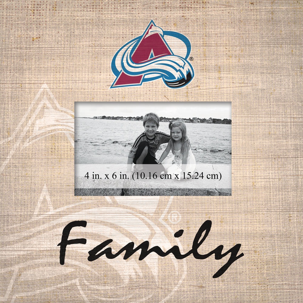 Wholesale NHL / H0943-Family Burlap Frame / H0943-Colorado Avalanche